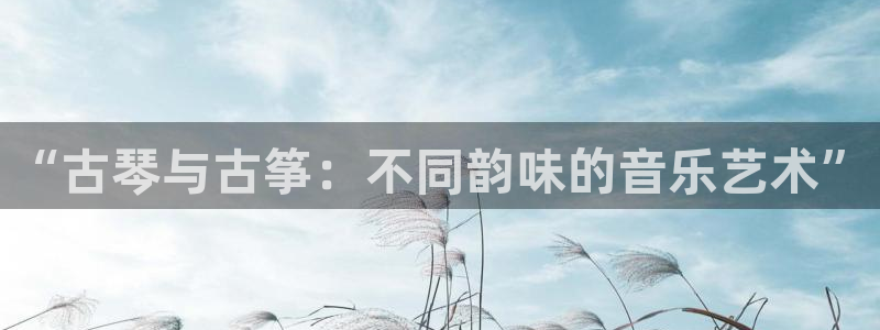 凯发k8国际注册：“古琴与古筝：不同韵味的音乐艺术”